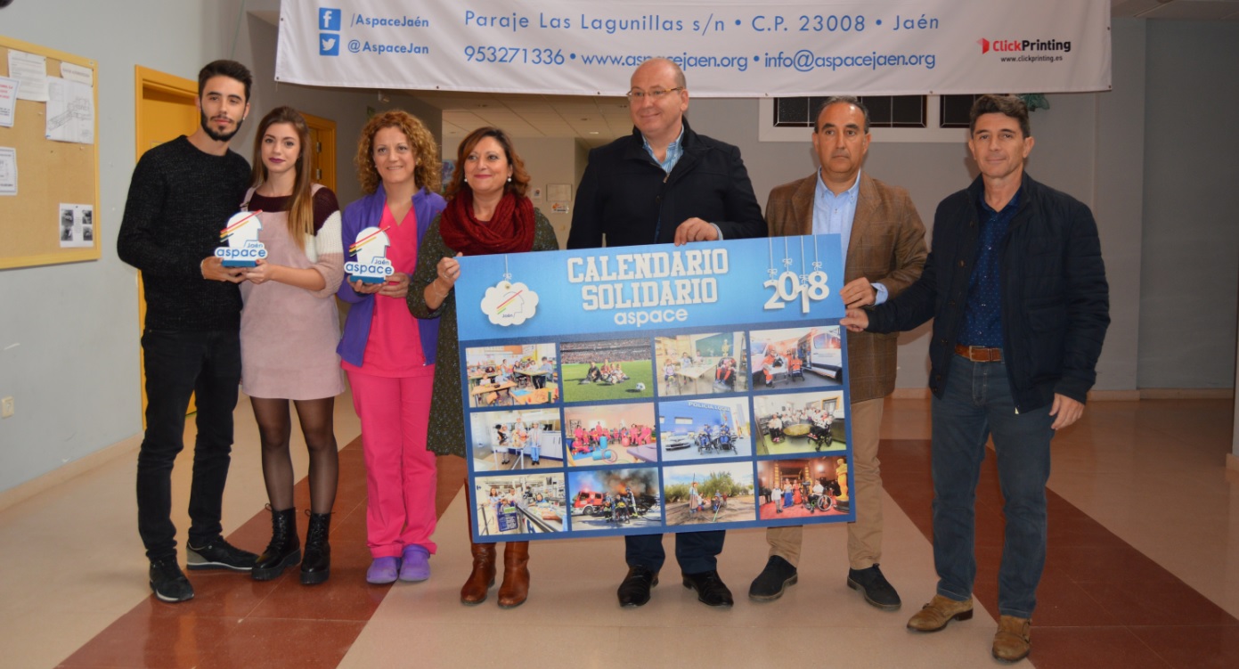 Se presenta oficialmente el Calendario Solidario 2018 de Aspace Jaén