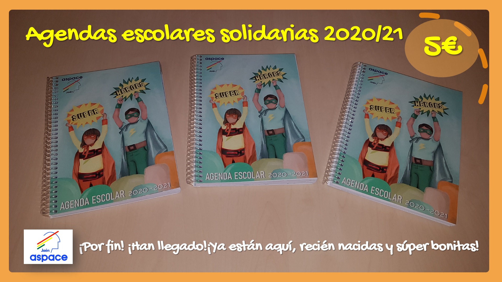 La Agenda Solidaria de Aspace Jaén ya disponible en nuestro centro