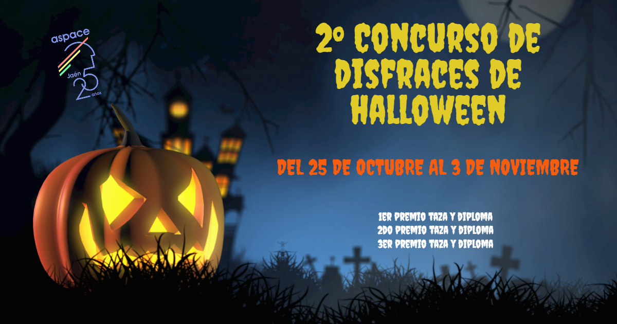 Tranquilizar Presa Brote II Concurso virtual de disfraces de Halloween - Aspace Jaén
