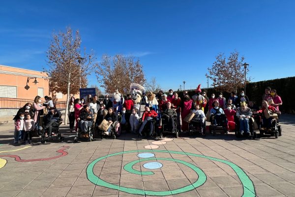 Melchor, Gaspar y Baltasar visitan ASPACE
