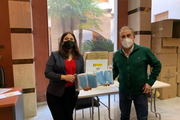 El Patronato de Asuntos Sociales dona mascarillas a ASPACE