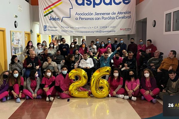 ASPACE Jaén cumple 26 años trabajando por las personas con parálisis cerebral y afines