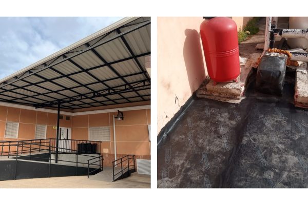 Reparación de cubiertas de nuestro edificio a través de la Consejería de Igualdad, Políticas Sociales y Conciliación