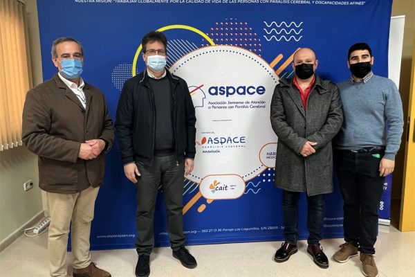 El alcalde de Jamilena visita ASPACE