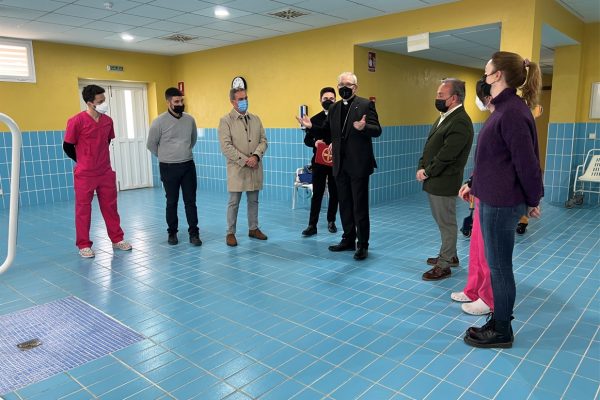 Monseñor Sebastián Chico Martínez, Obispo de Jaén visita ASPACE