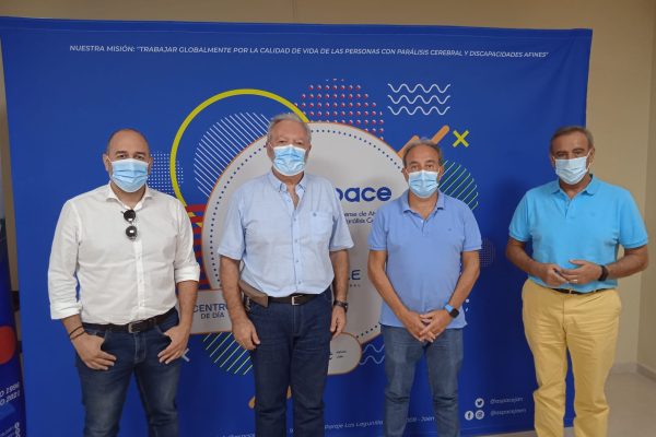 La asociación Logia Andrés de Vandelvira visita ASPACE