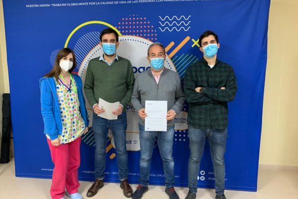 Sicnova y ASPACE Jaén firman un convenio de colaboración en pro de las personas con parálisis cerebral