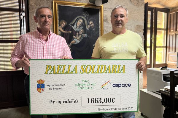 Se recaudan 1663€ para ASPACE en la gran paellada en Noalejo